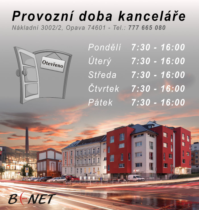 Provozní doba zákaznického centra